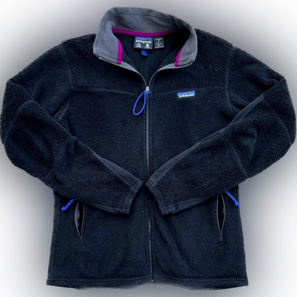 Womens vintage 90s Patagonia Fleece jacket deep pile regulator polartec zipper - Picture 4 of 6
